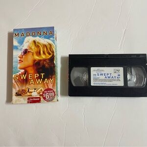 Columbia Tristar Swept Away VHS Tape 2002
